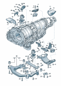 ПодрамникДетали крепления для двигателяи КПдля 6-ступенчатой АКП --------6HP26------------- F             >> 4E-7-019 500*
