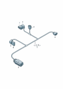 Juego de cables adaptadores p.deposito de medio reductor