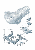 subframebevestigingsdelen voor motoren versnellingsbakvoor 6-versnellings schakelbak