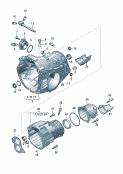 Carter de boite de vitessesBoite mecanique 6 vitessespour transmission integrale