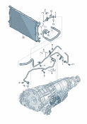 Öldruckleitung für Getriebe-ölkühlungfür 6-Gang-Automatikgetriebe