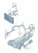 Öldruckleitung für Getriebe-ölkühlungfür 7-Gang-Doppelkupplungs-getriebe