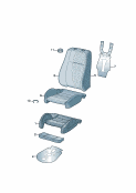 Seat paddingpadding for backrestseat and backrest cover D             >> -    MJ 2012