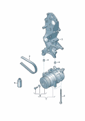 KlimakompressorAnschluss- und Befestigungs-teile für Kompressor