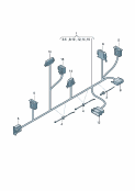 Жгут проводов для приводаклиматической установкидля а/м с кондиционером сэлектронной регулировкой