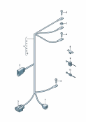 Fascio cavi per servosterzoelettromeccanicoper veicoli conpropulsione ibrida