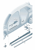 Накладка порогаОблицовка порогаCпойлер колесаРасширитель колёсной арки