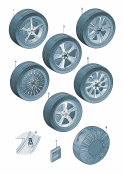 Оригинальные аксессуарыАлюминиевый колёсный диск сзимней шиной