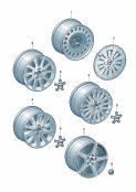 Cerchio di acciaioCerchio in alluminiocopriruota