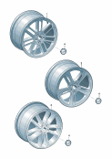 Алюминиевый дискдля зимних шинКолпак колеса