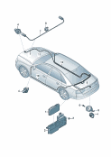 Vehicle environment camera           See parts bulletin: