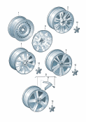 Cerchio di acciaioCerchio in alluminiocopriruotaper pneum. invernali