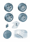 Оригинальные аксессуарыАлюминиевый колёсный диск слетней шиной