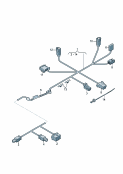 Cable set fortailgate