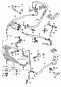 A/C condenserfluid container withconnecting parts              for refrigerant: F 1L-ZD308 451>>*