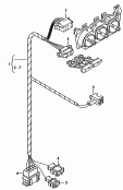 juego de cables adaptadorp. vehic. con acondicionadoraire regulado manualmentecalefaccionUnidad de navegacion F 7M-W-507 061>>