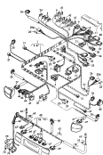 Rear wiring setfloor assembly F 7M-T-500 001>> 7M-W-502 794*