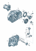 AusgleichsgetriebeAbtriebsrad6-Gang-Schaltgetriebefür Allradantrieb
