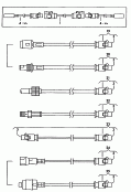 adaptador cable antena    vease tambien ilustracion: observar boletin recamb.orig: