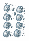 Алюминиевый дискКолпак колеса F             >> 1M-2-115 000*