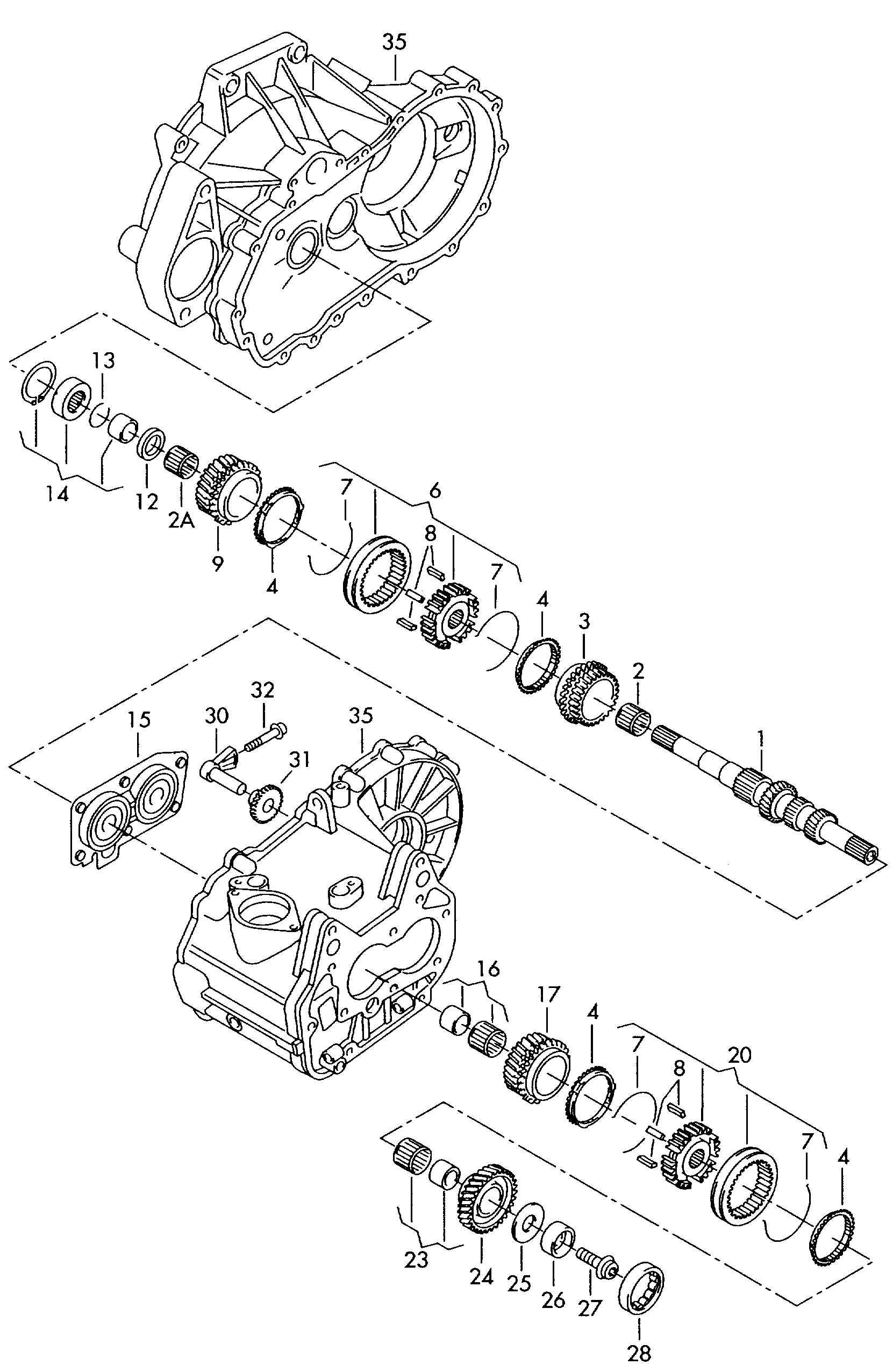 Räder und WellenAntriebswellefür 6-Gang Schaltgetriebe  - Octavia - oct
