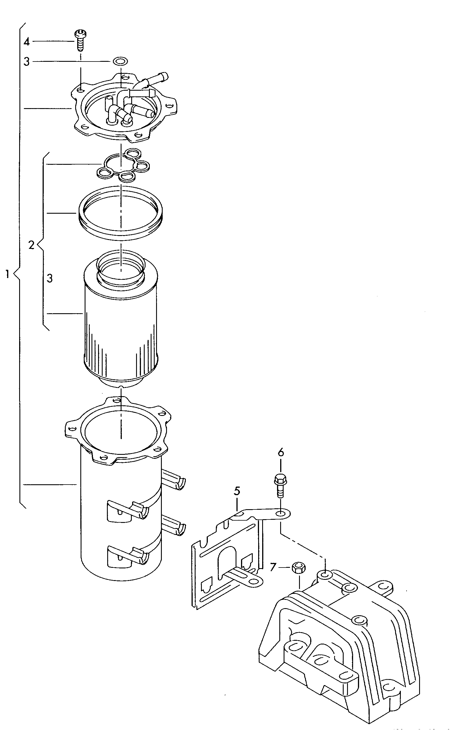 Kraftstofffilter 1,9/2,0Ltr.1,6Ltr. - Octavia - oct