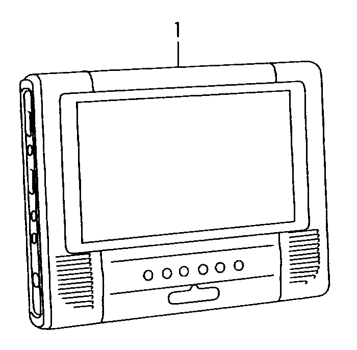 Portable DVD player  - Fabia - fab