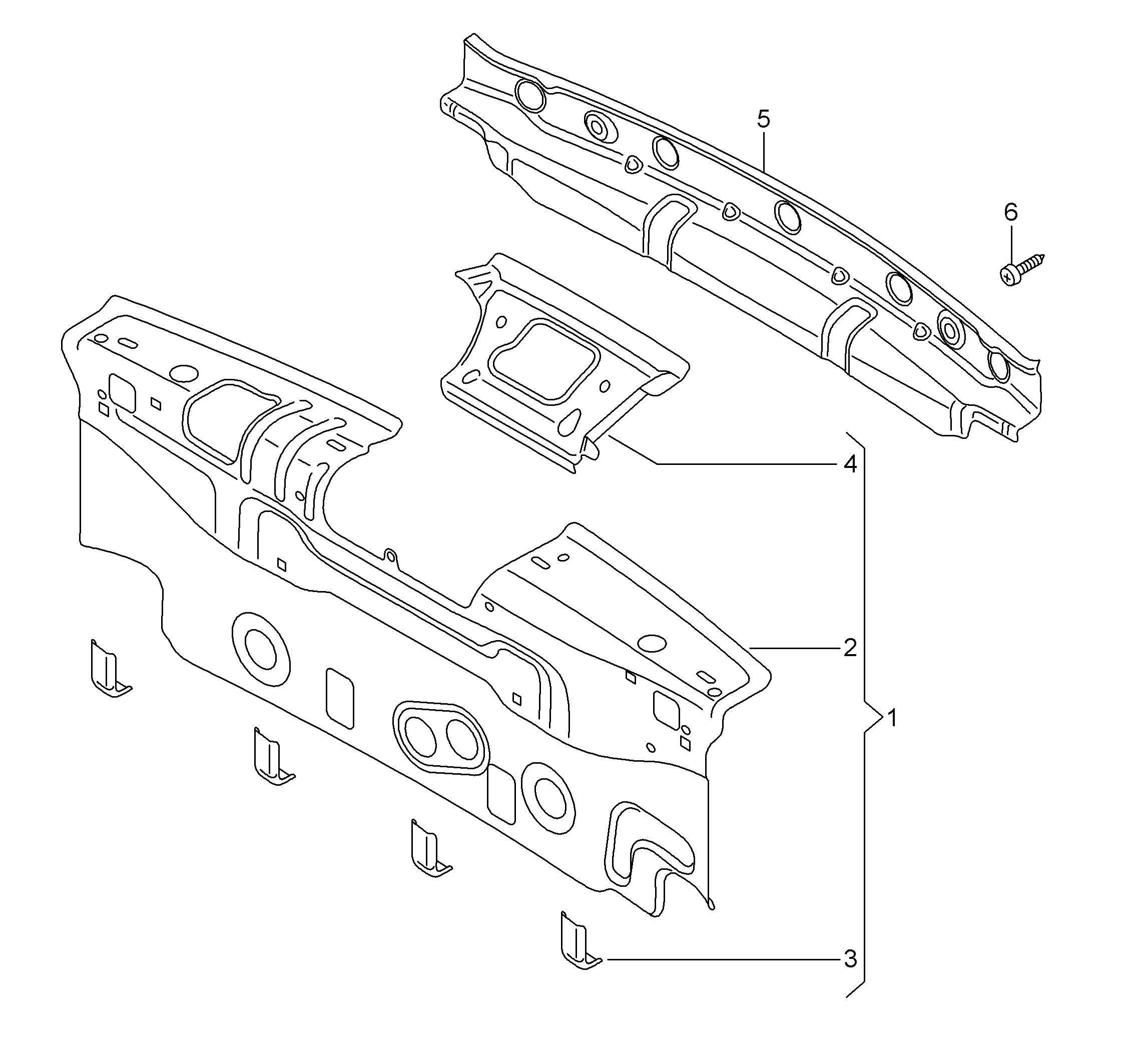 Cross panel rear - Octavia - oct