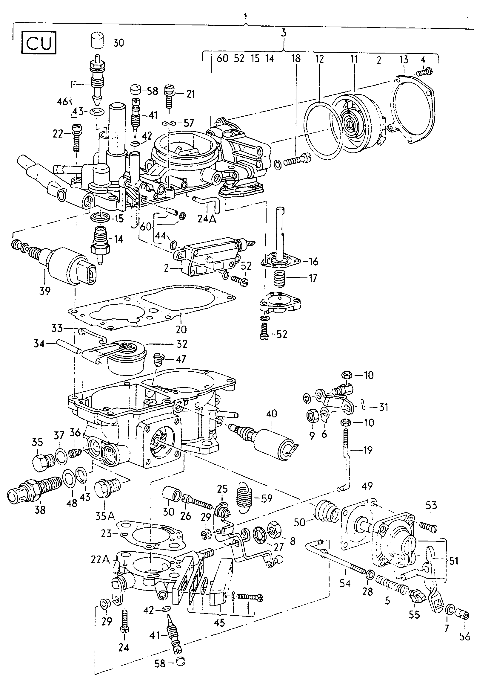 Carburettor 34 PDSIT-2/3 - Typ 2/syncro - t2