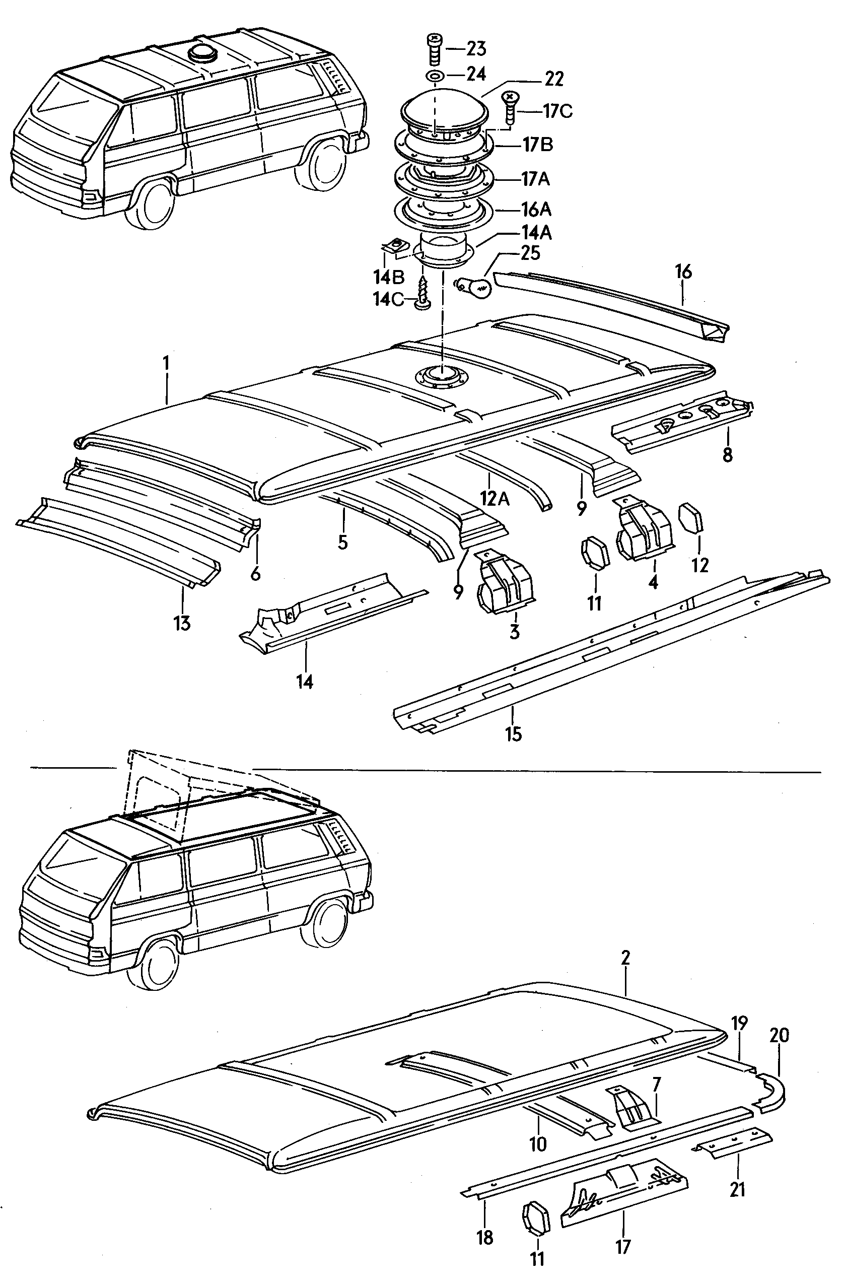 Roofair vent trim for ventilation<br>motor  - Typ 2/syncro - t2