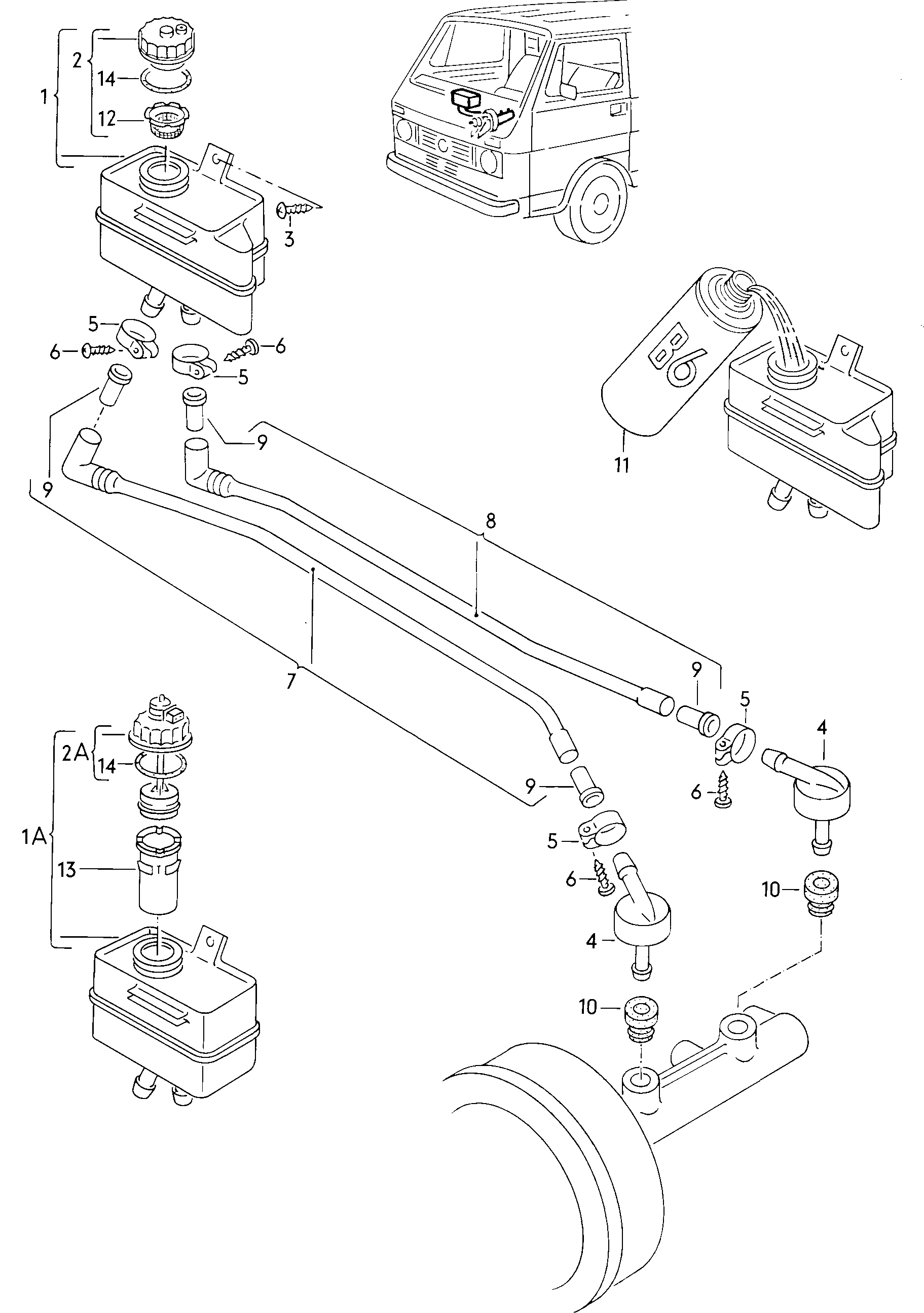 vase dexpansiontuyau de circulation  - LT, LT 4x4 - lt