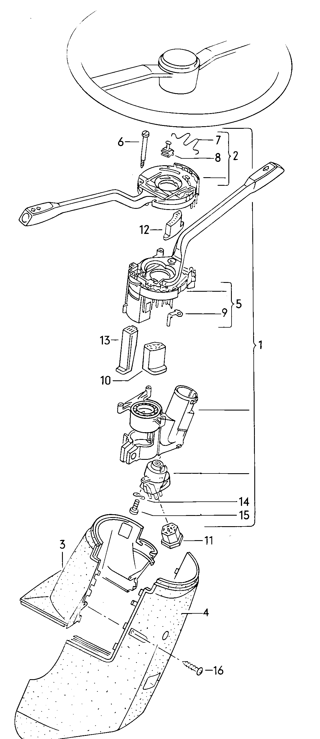Lenkstockkombinationsschalter  - LT, LT 4x4 - lt