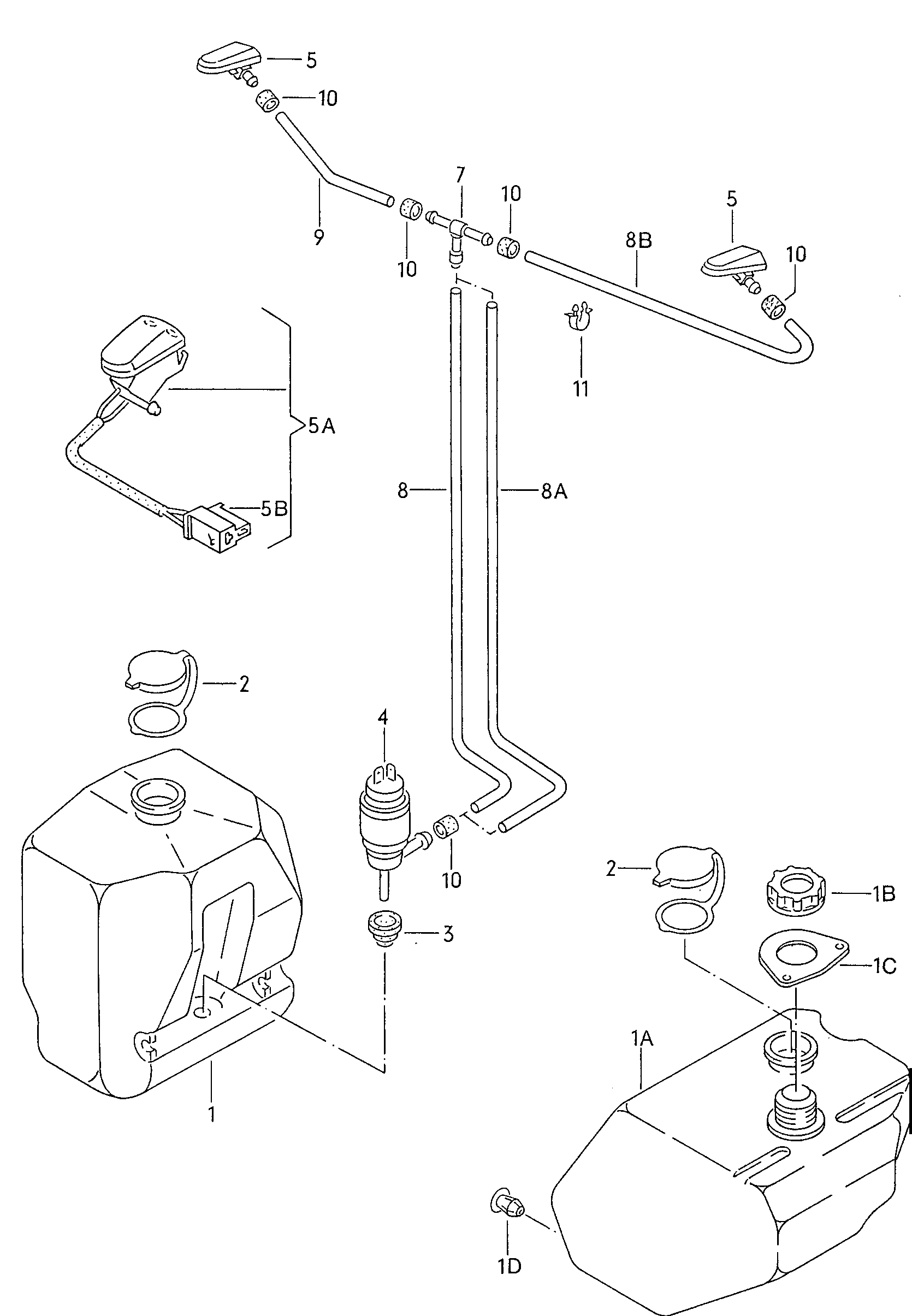 sistema lavacristales  - Scirocco - sci