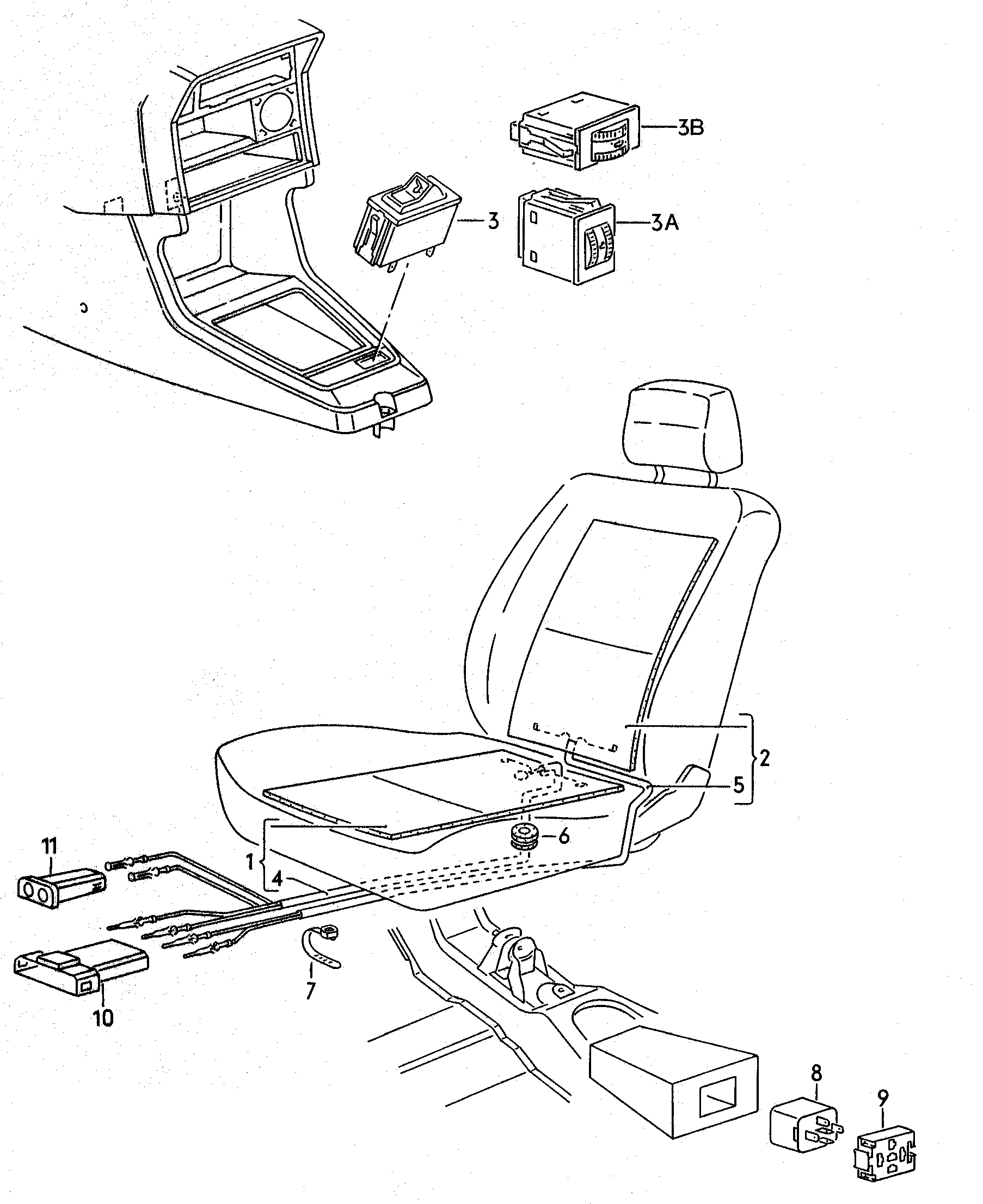 Sitz und Rückenlehne<br>beheizbar  - Scirocco - sci