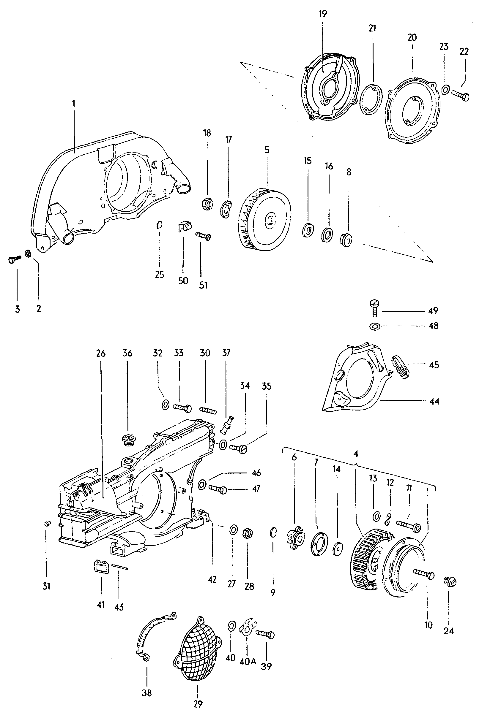 Kühlgebläsegehäuse  - Typ 2/syncro - t2