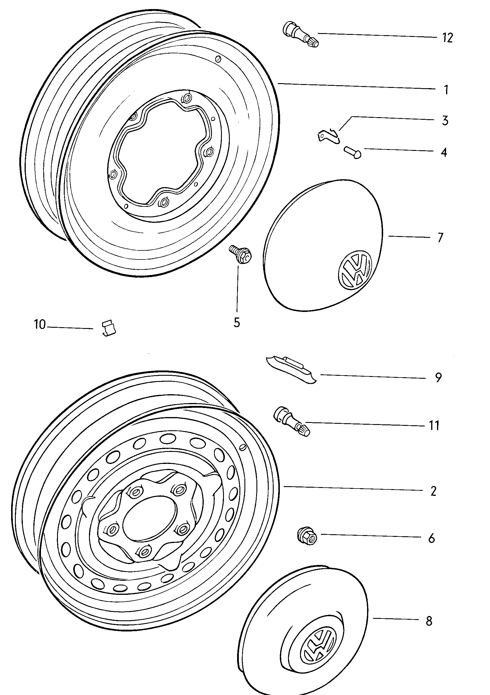 Cerchio di acciaio  - Typ 2/syncro - t2
