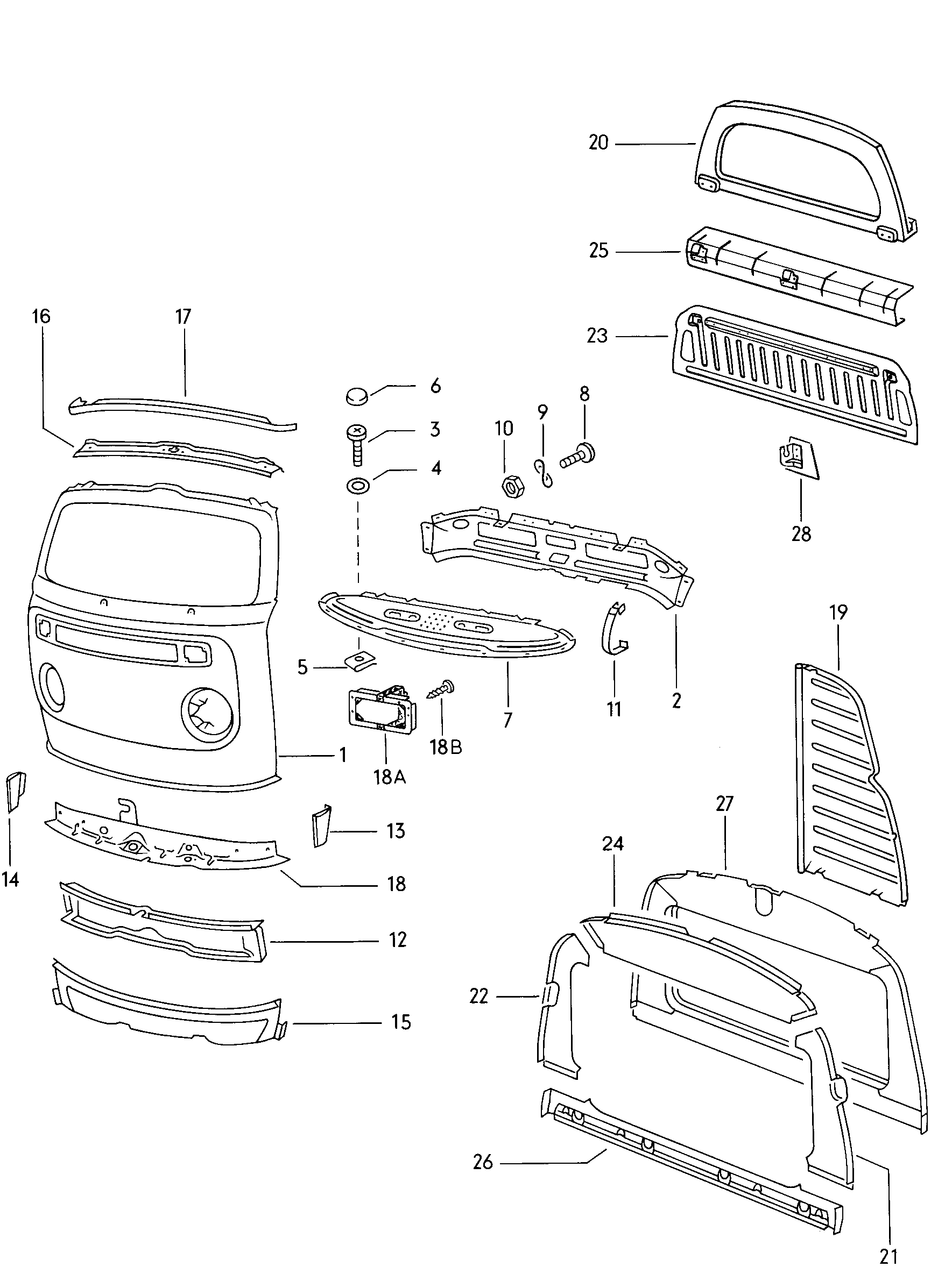 panel del.tablero instrumentos  - Typ 2/syncro - t2