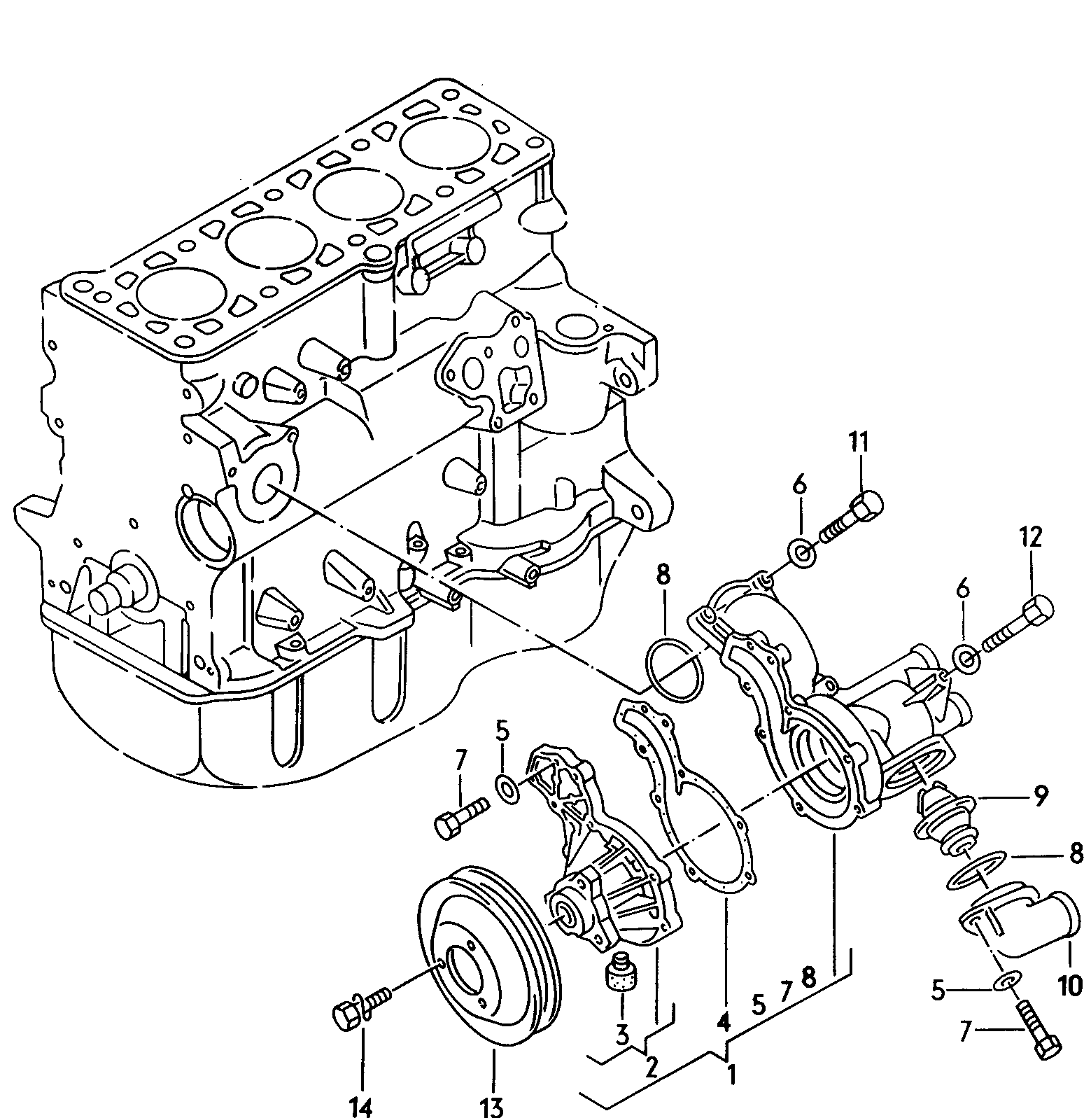 Kühlmittelpumpe  - Mod.181 / Iltis - ilt