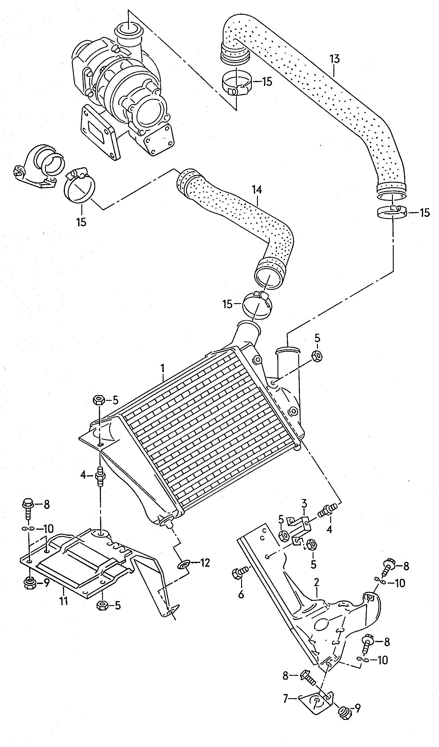 Charge air cooler  - Jetta - je