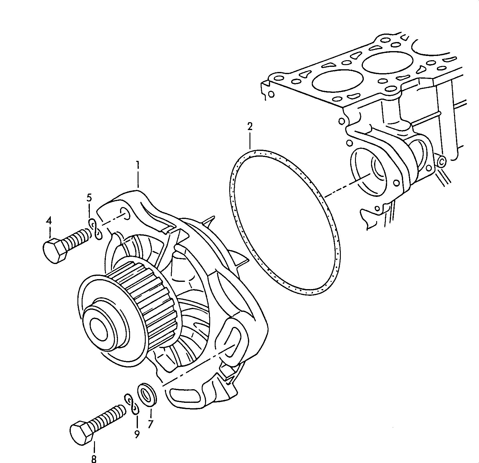 pompa liq. raff. 2,4l - Diesel-Industrie-Motore - imd