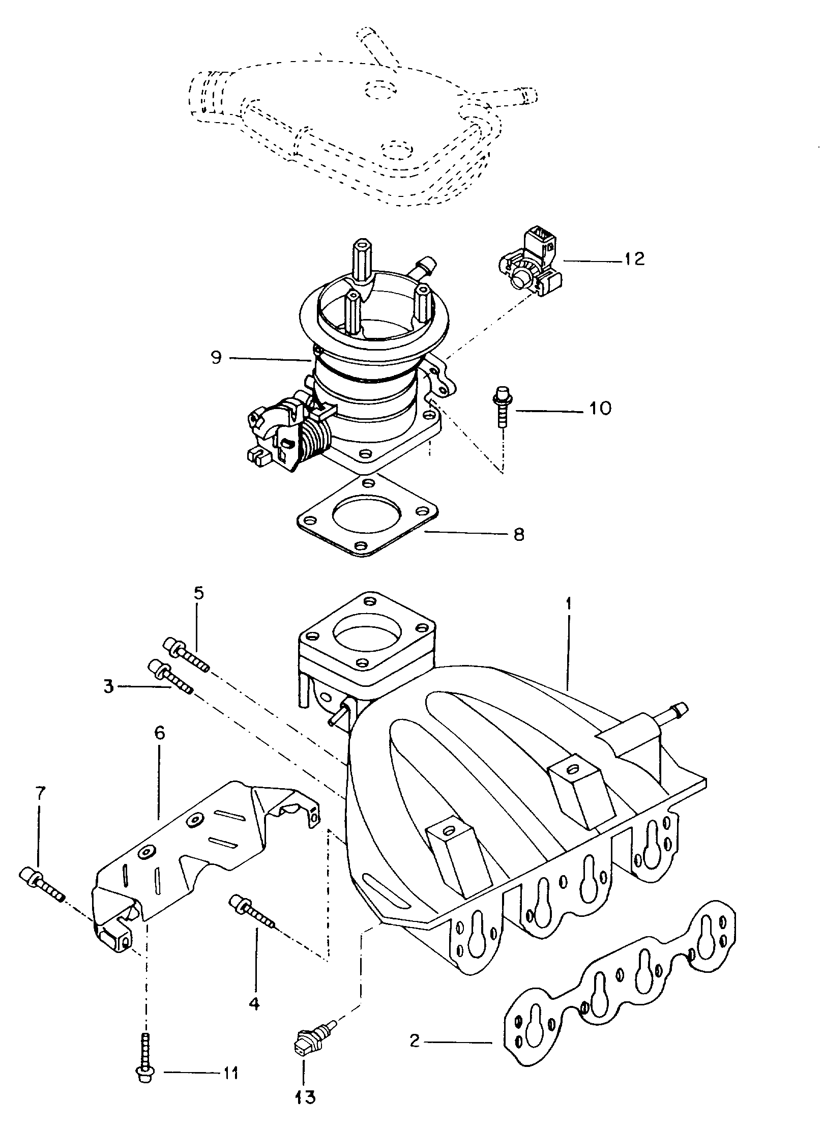 inlaatsysteemgasklephuis  - Tipo 2/T2 Kombi - t2
