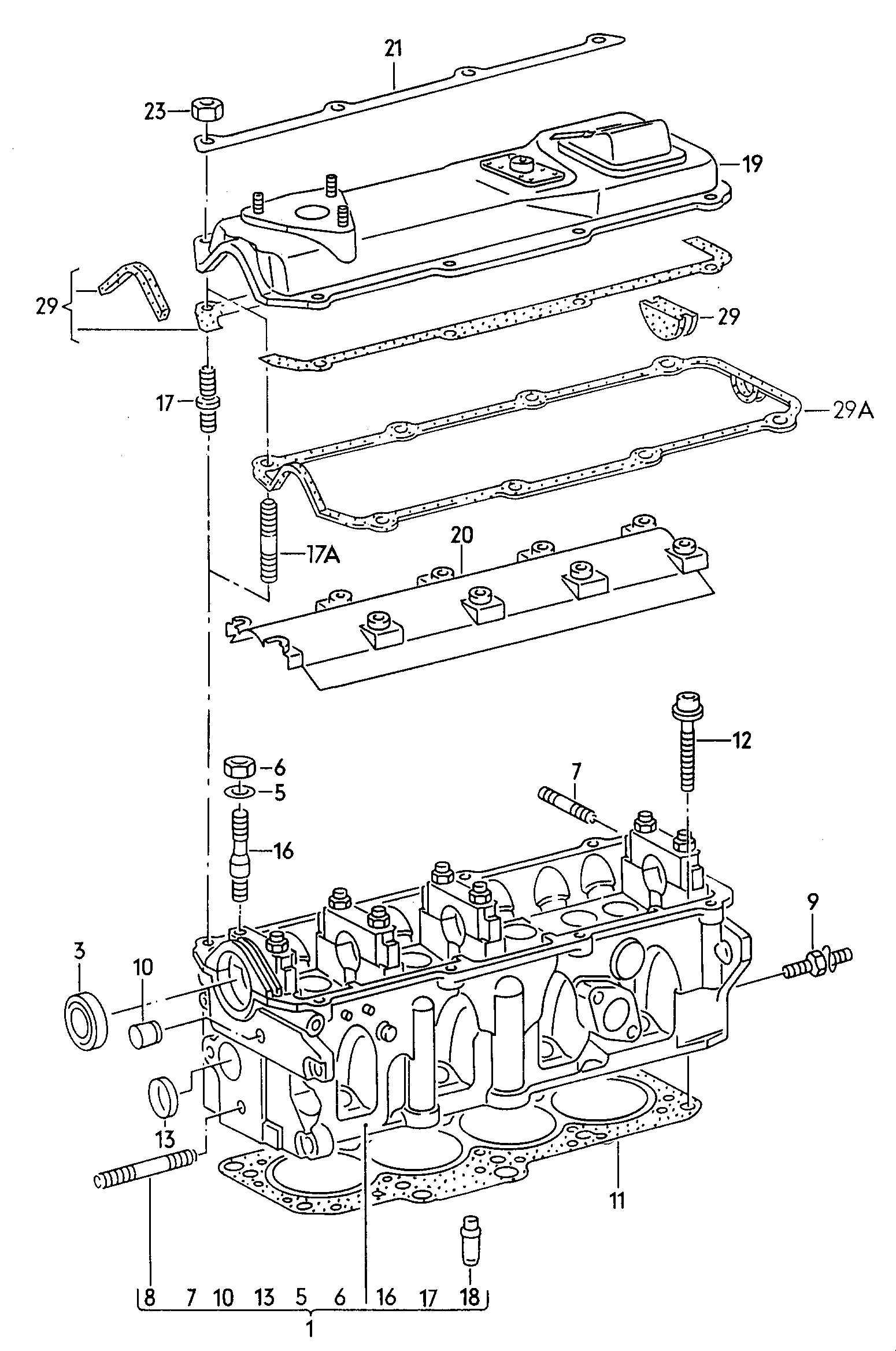 Testata cilindri 2,0l - Transporter - tr