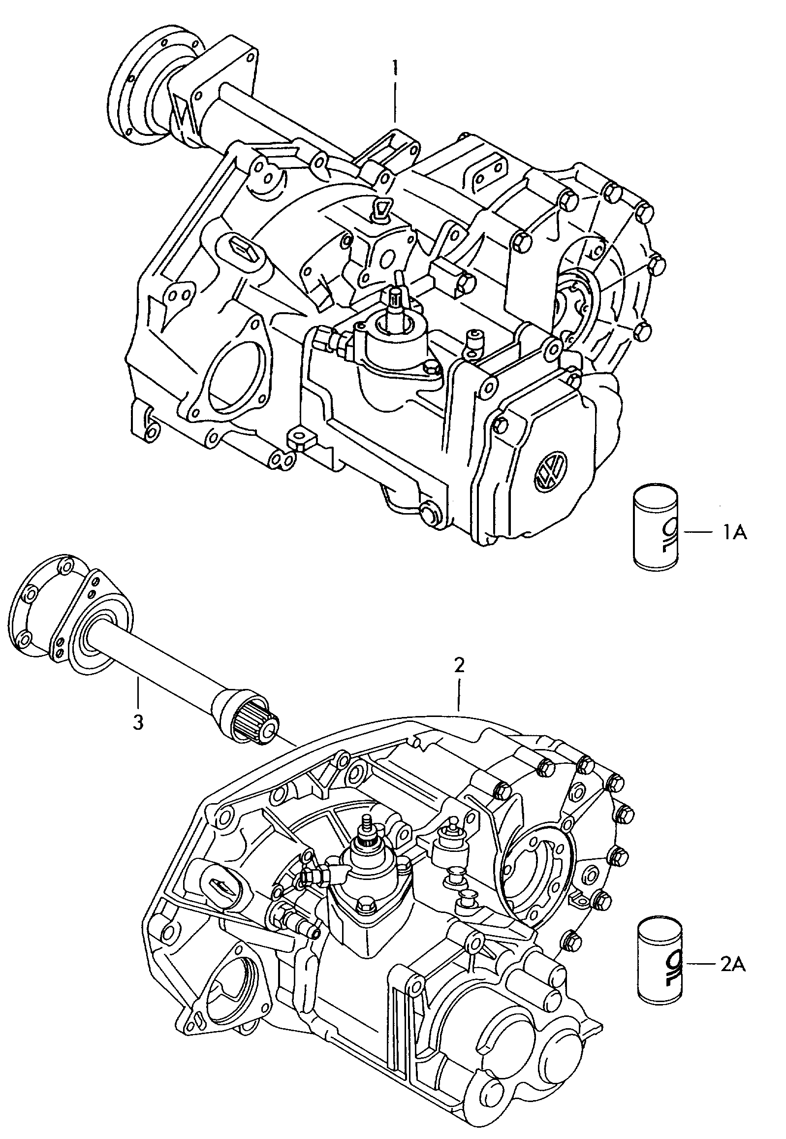 Getriebe vollständig5-Gang-Schaltgetriebe  - Transporter - tr
