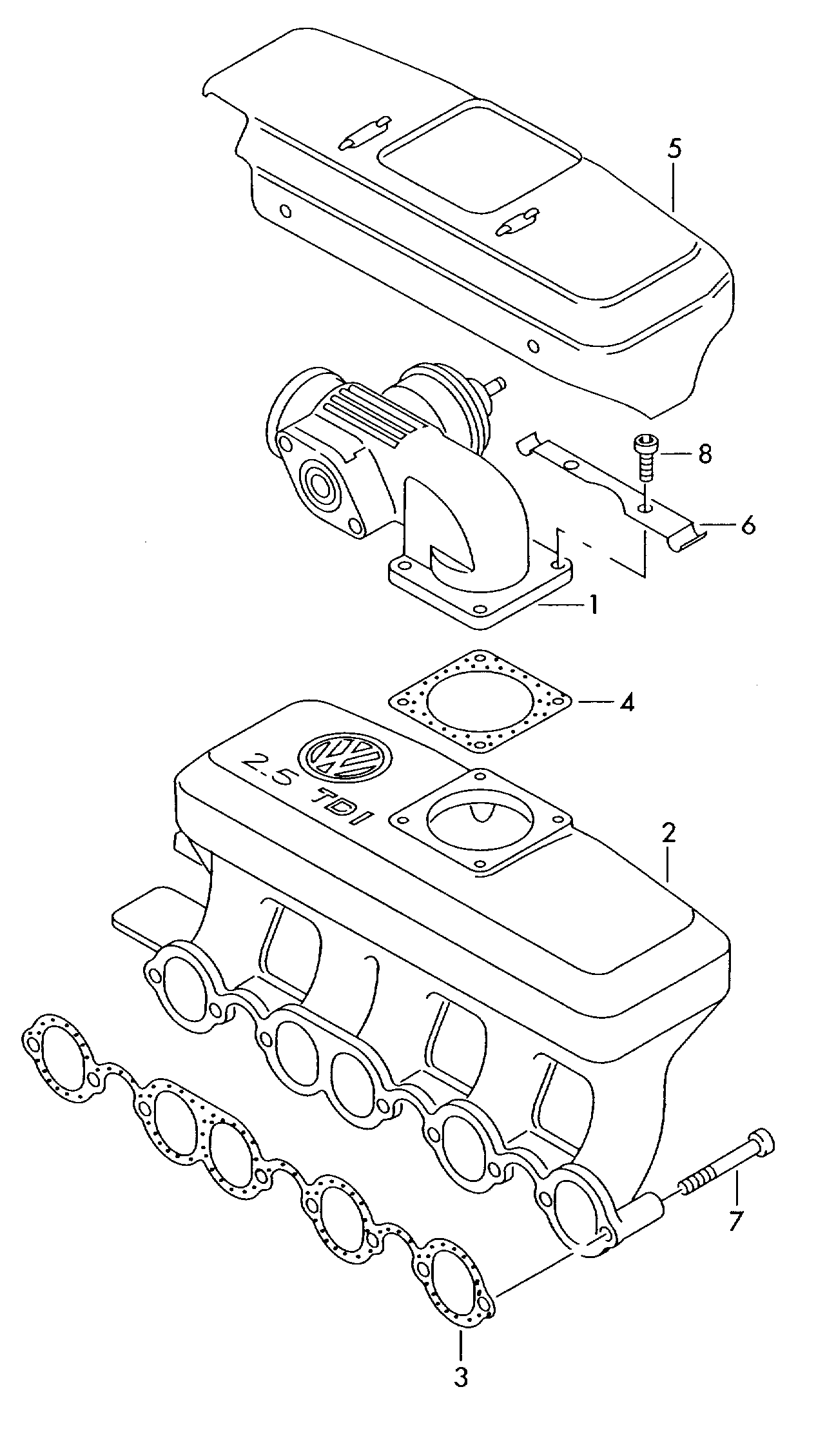 Intake connection  - Transporter - tr