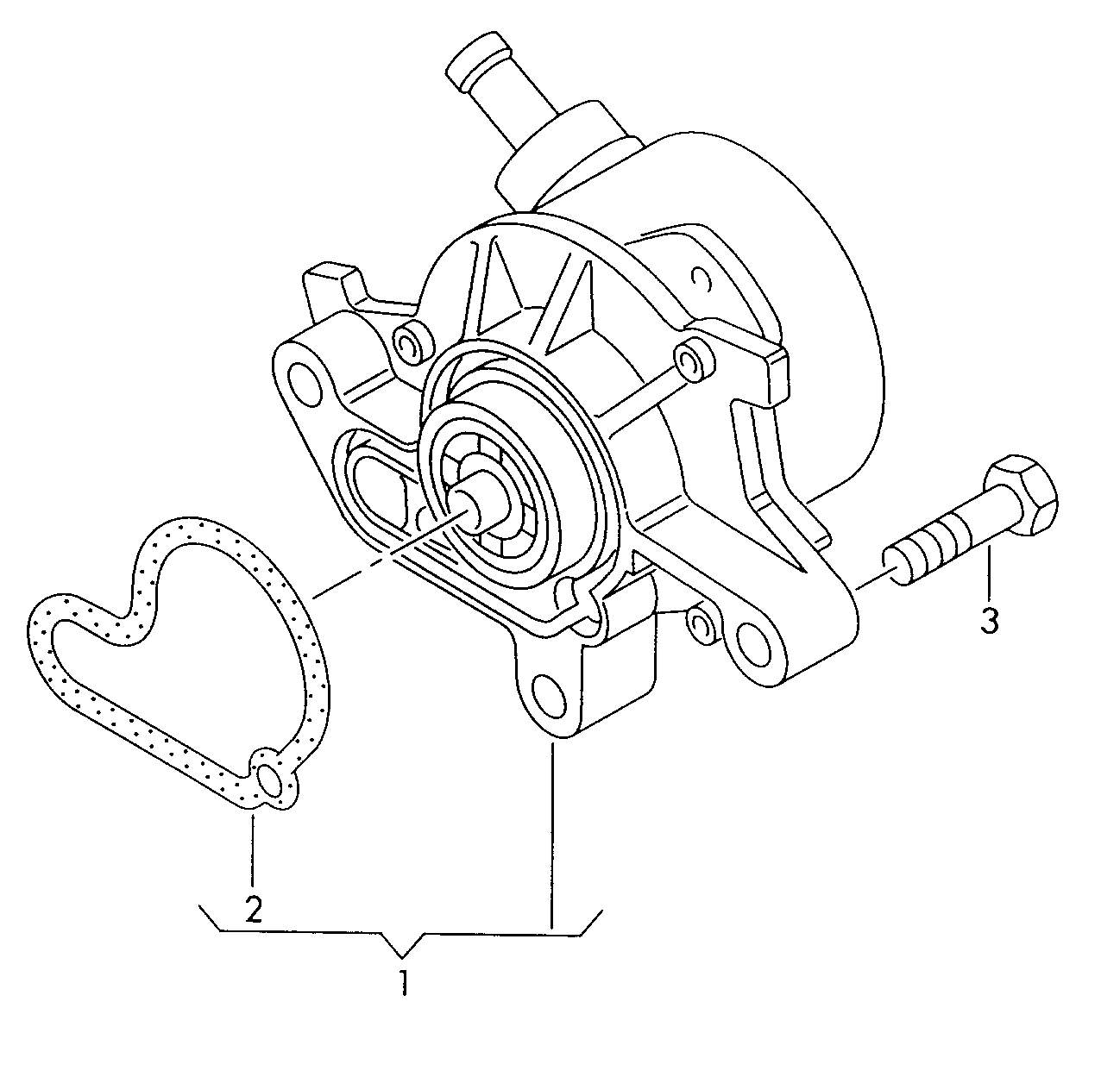 Vacuum pump 1.9ltr. - Bora/Variant/4Motion - bo
