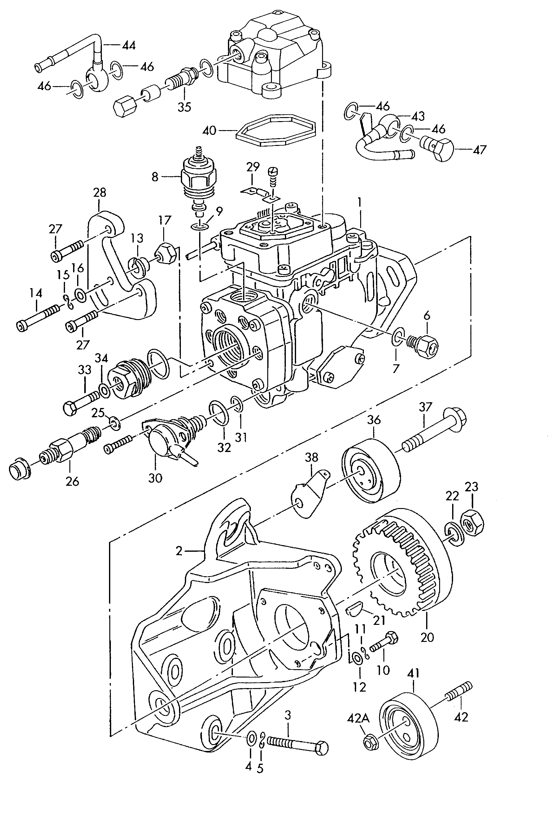 Pompe dinjection 2,5l - Diesel-Industrie-Motore - imd