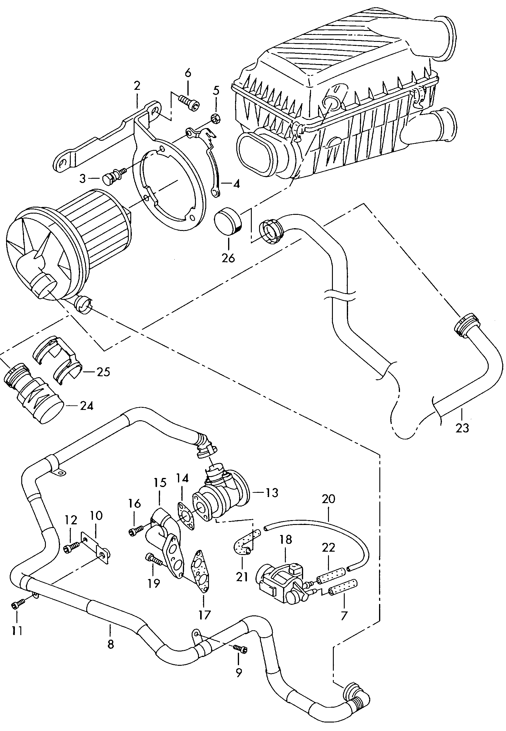 Pompa aria secondaria 2,8l - Transporter - tr