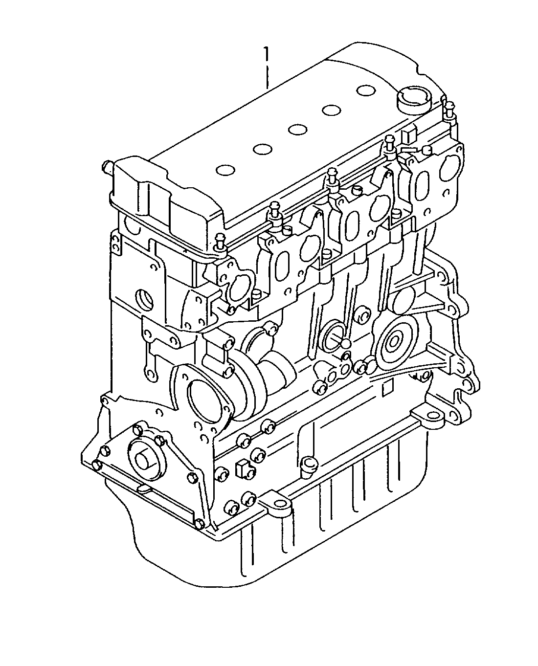 Base engine 3.6ltr. - Passat/Variant/Santana - pa