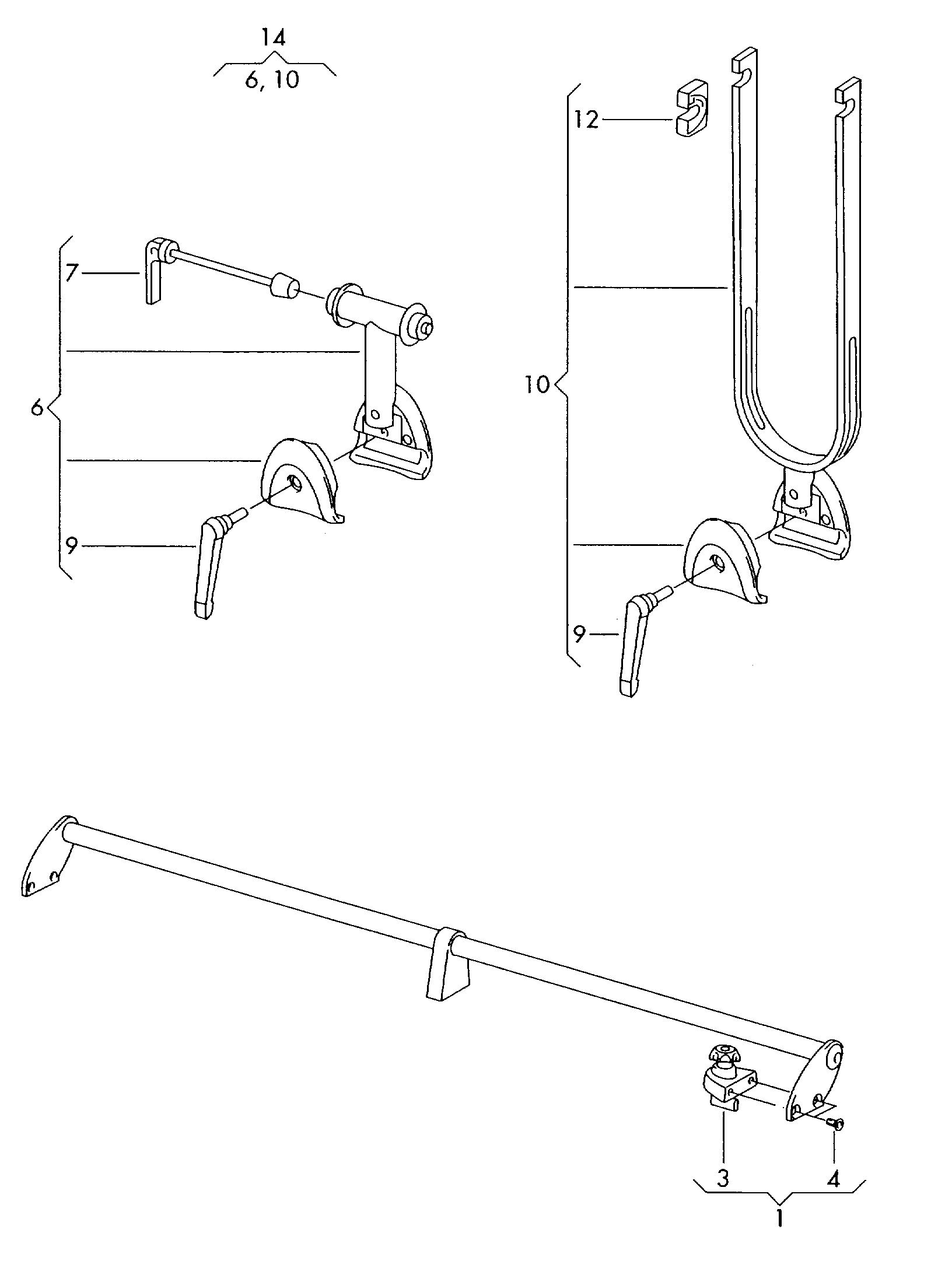 bicycle bracket       for max. no. of bycles: inner<br> 4 - Transporter - tr