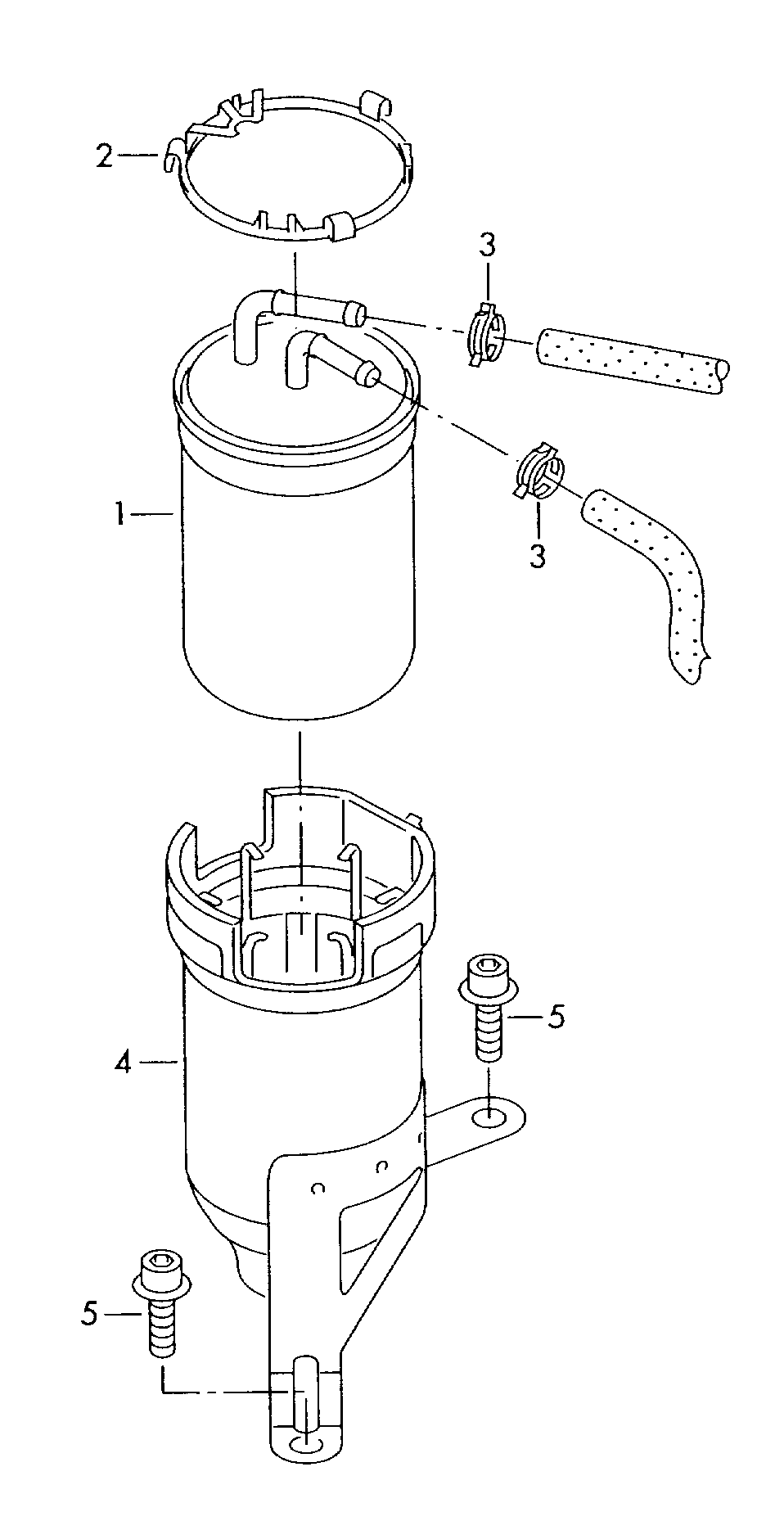 filtro de combustible 1,4l - Polo/Derby/Vento-IND - po
